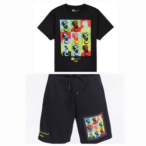 NEW ODB/Ol' Dirty Bastard Shirt & Shorts Set/Outfit-Mens MEDIUM-Wu-Tang-Reason